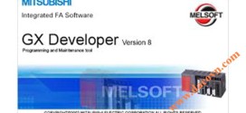 Phần mềm lập trình PLC Mitsubishi GX Deverloper Ver8