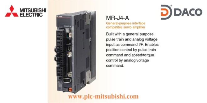 MR-J4-60A Bộ điều khiển Servo Driver Mitsubishi 0.6 kW 3 Pha 220 VAC